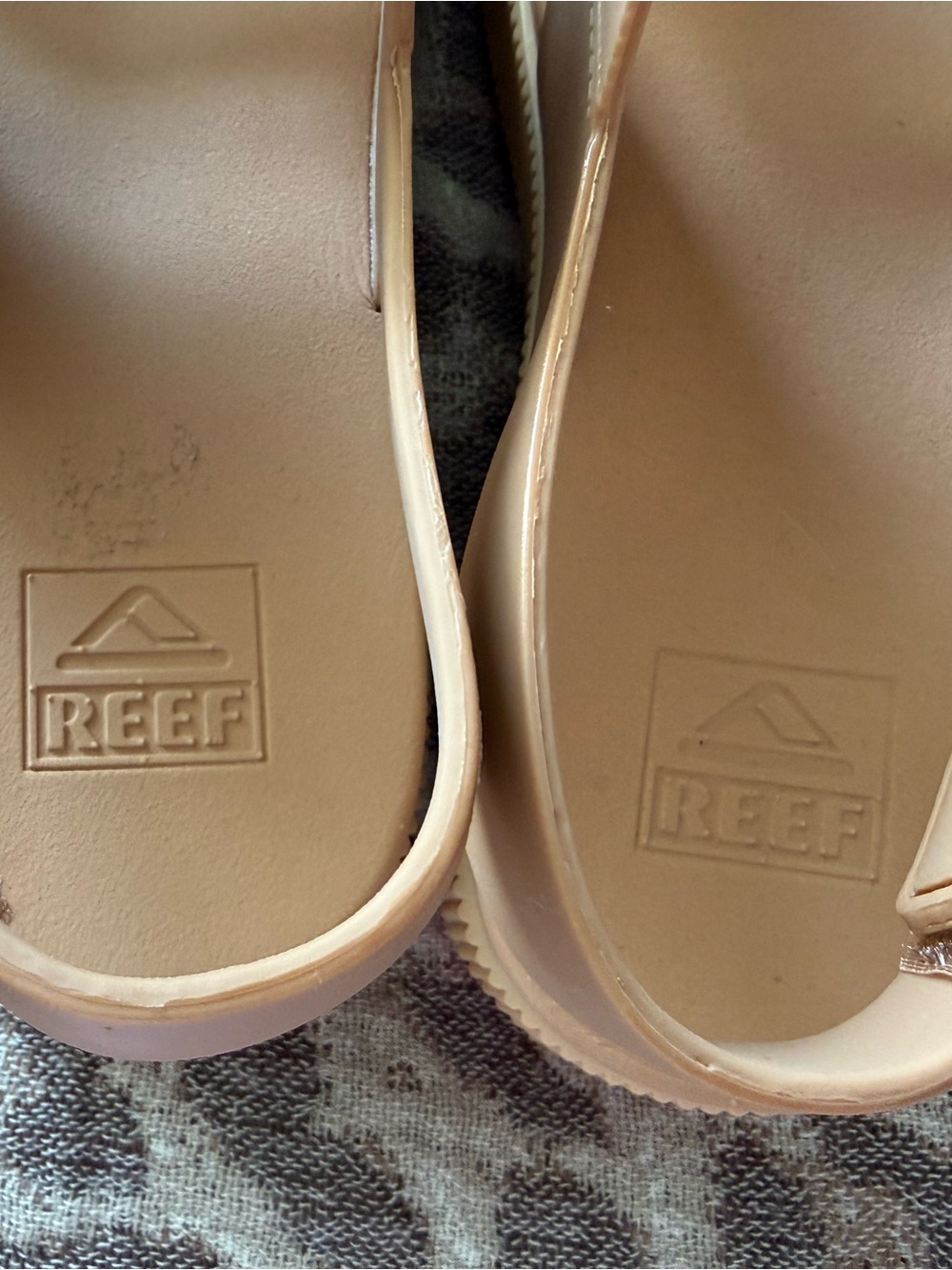Reef Women's Nude Platform Slingback Sandals with Pink Logo - Picture 4 of 5